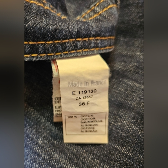 Newman French Denim Stone Wash Jean Skirt - Picture 7 of 8